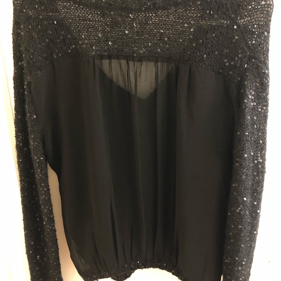 Anthropologie Black Sweater - Size S - Picture 5 of 6